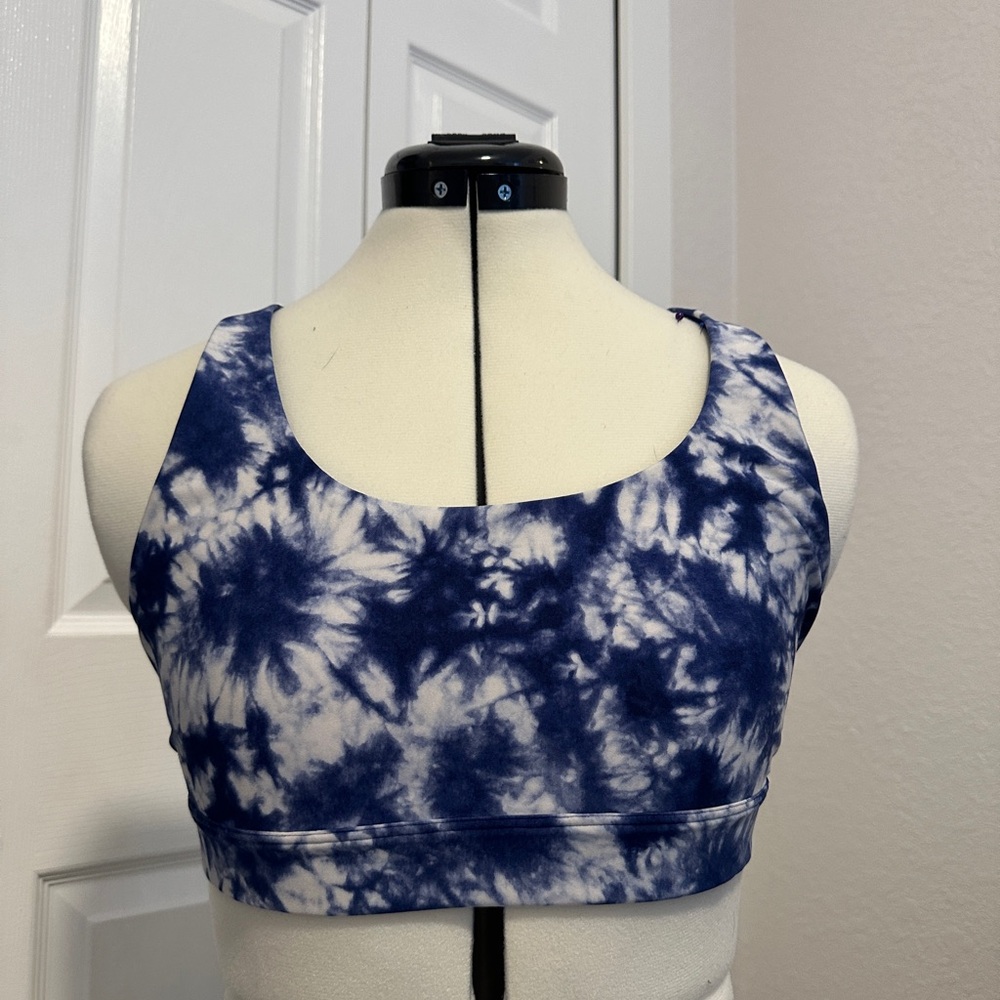 🖤❣️ GAP GapFit Navy White Tie-Dye Sports Bra